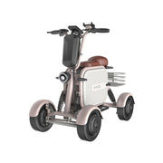 YIDI D10L 500W 48V 10Ah/15Ah 11-inch Lithium Battery Foldable White&Pink High Carbon Steel Electric Scooter Drum Brake