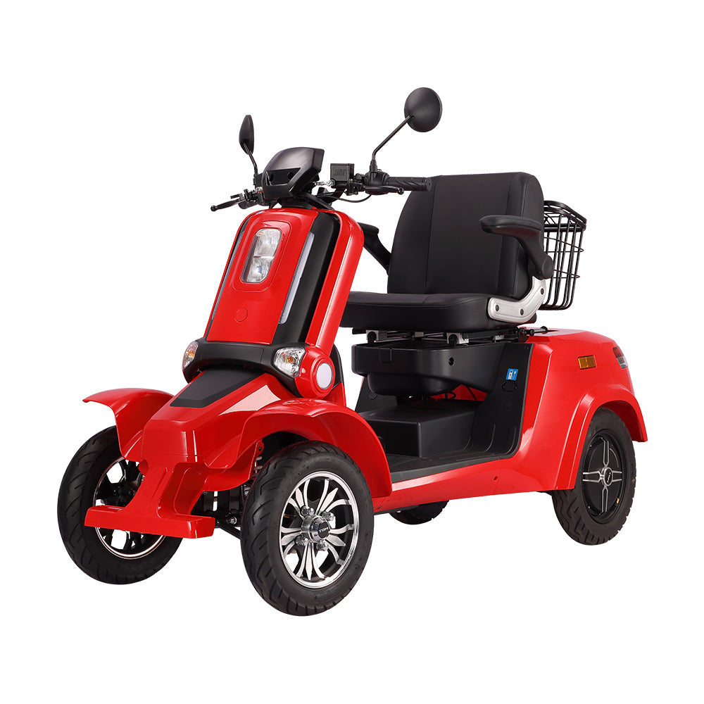 ROLLUX E4 Dual Motors 1600W 4 Wheels Golf Mobility Scooter 300KG Weight Capacity