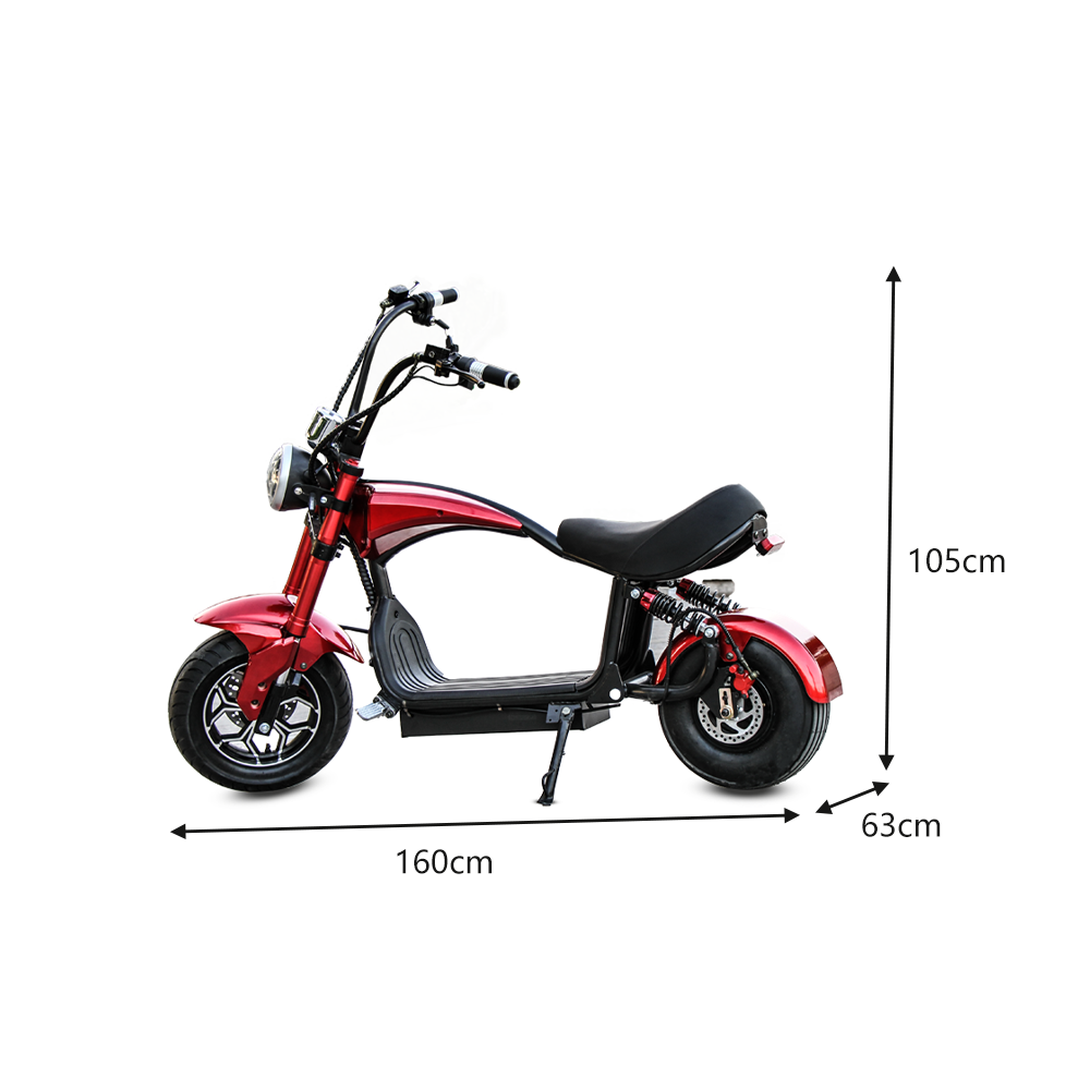 GLIDER HALLEY MY-M13 1000-1500W 48V 12-20AH  Lithium Battery Electric Motorbike/Motorcycle/Scooter Cruise at 25km/h - Unlock More Power (Details Inside)*