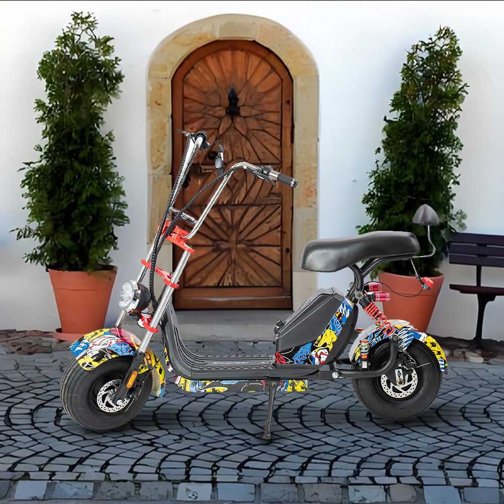 GLIDER HALLEY MY S7 1000W 48V 12-20AH  Lithium Battery Electric Motorbike/Motorcycle/Scooter Cruise at 25km/h - Unlock More Power (Details Inside)*