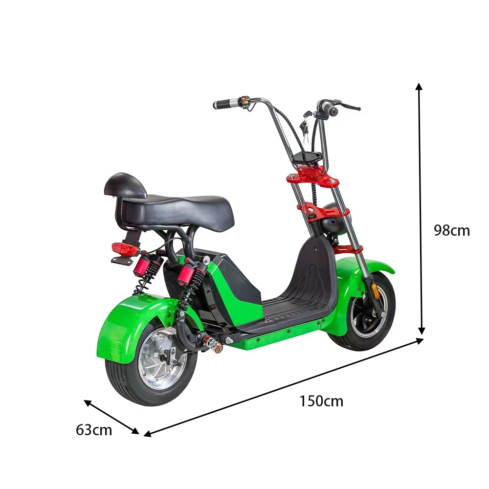 GLIDER HALLEY MY S7 1000W 48V 12-20AH  Lithium Battery Electric Motorbike/Motorcycle/Scooter Cruise at 25km/h - Unlock More Power (Details Inside)*
