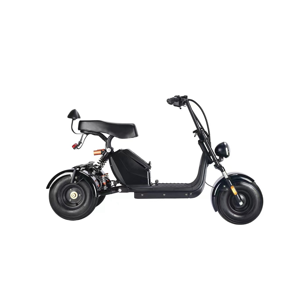 GLIDER HALLEY MY X17 1000W 48V 12-15.6AH T Lithium Battery Three wheels/ With Rear Basket Electric Motorbike/Motorcycle/Scooter Cruise at 25km/h - Unlock More Power (Details Inside)*