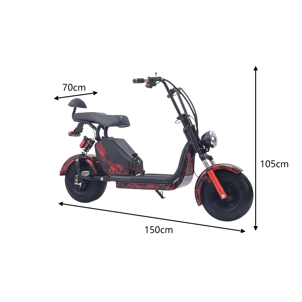 GLIDER HALLEY MY X17 1000W 48V 12-20AH  Lithium Battery Electric Motorbike/Motorcycle/Scooter Cruise at 25km/h - Unlock More Power (Details Inside)*