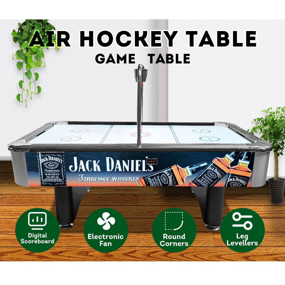 AIRMAX JDA019 JD logo 7FT Air Hockey Table with Bridge Electronic Scoreboard