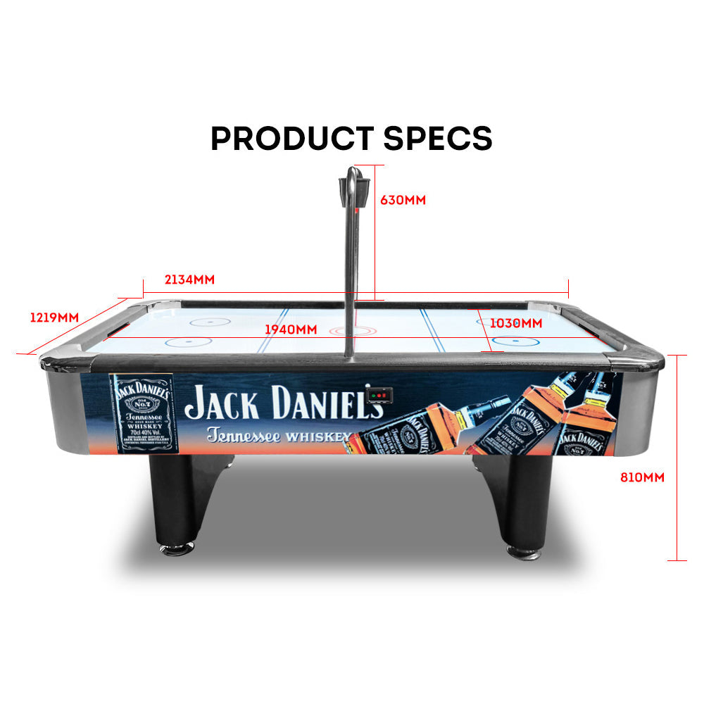 AIRMAX JDA019 JD logo 7FT Air Hockey Table with Bridge Electronic Scoreboard