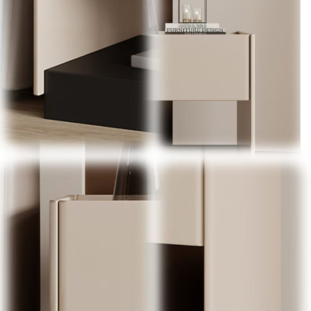 LIVARA NT1042 Modern Luxury Minimalist MDF Bedside Table