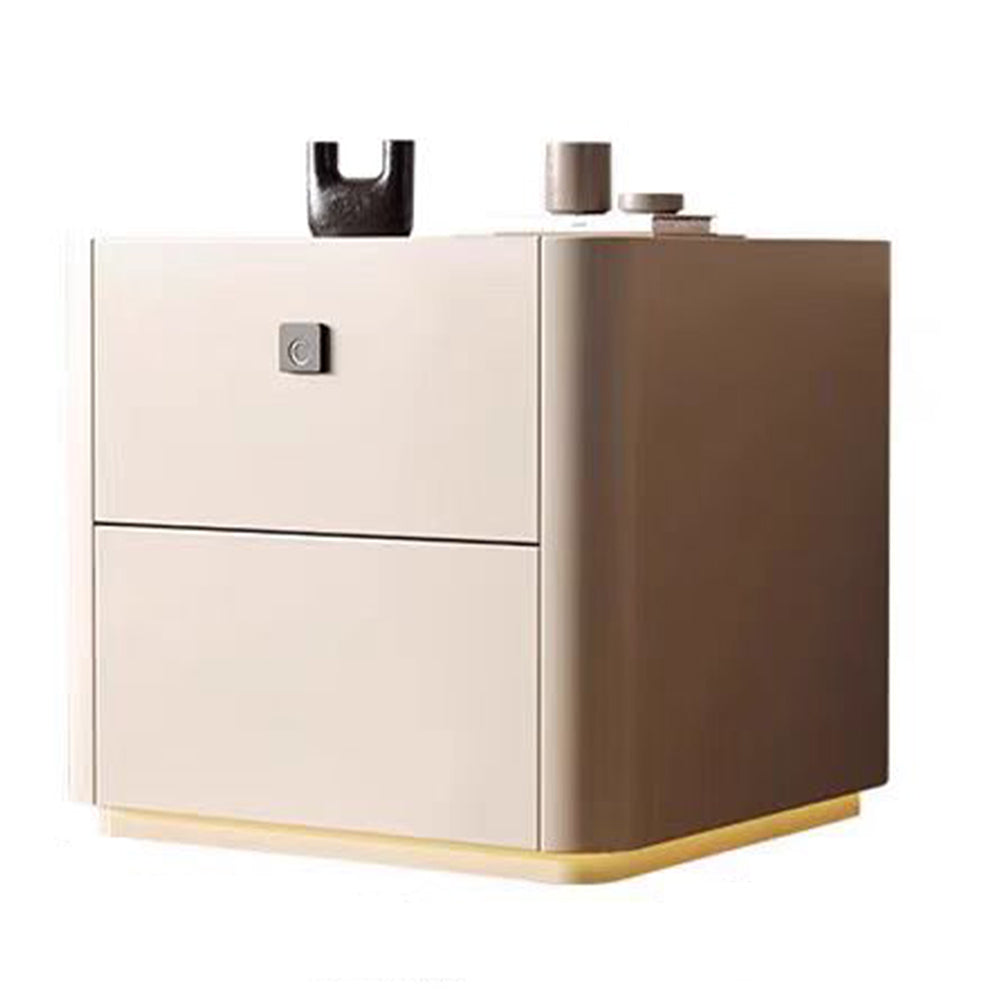 LIVARA NT1043 Sensor Light Fingerprint Lock-Solid Wood Bedside Table