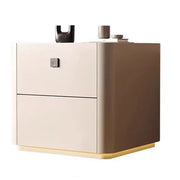 LIVARA NT1043 Sensor Light Fingerprint Lock-Solid Wood Bedside Table