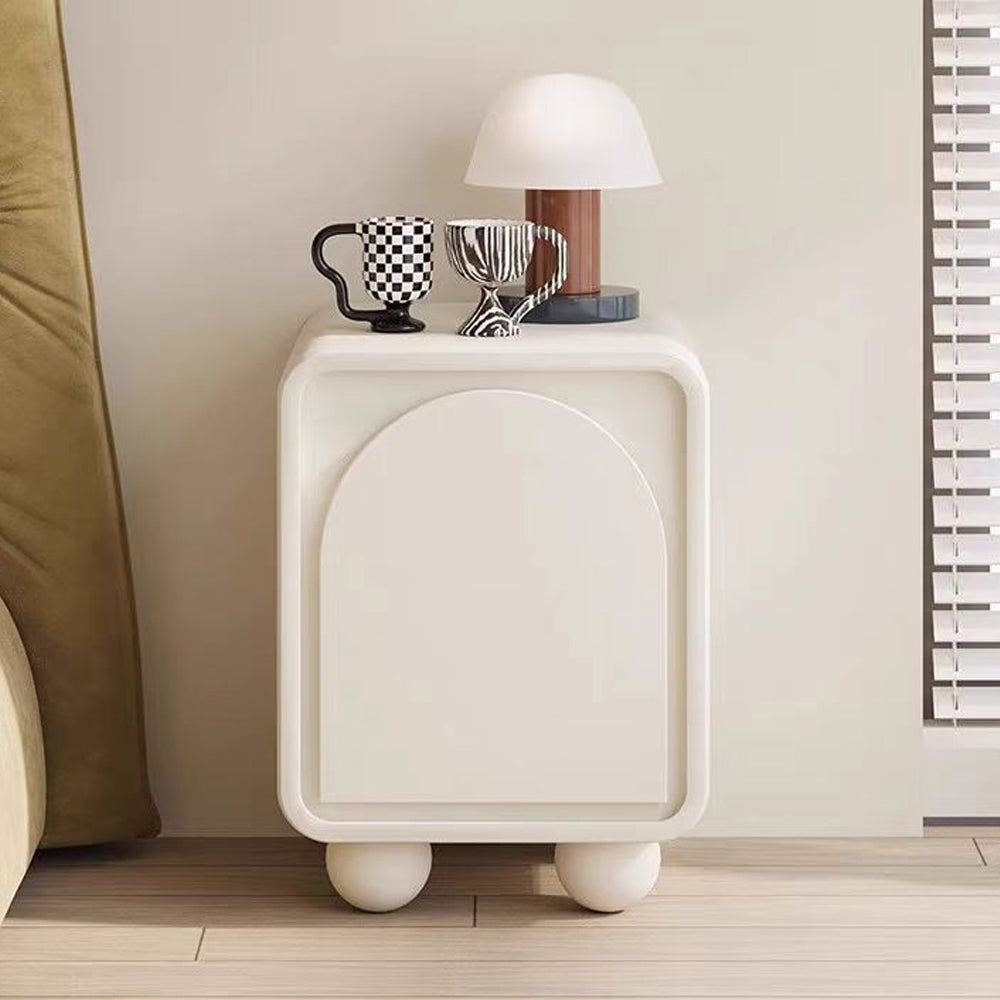 LIVARA NT1050 Cream-Style MDF Painted Bedside Table