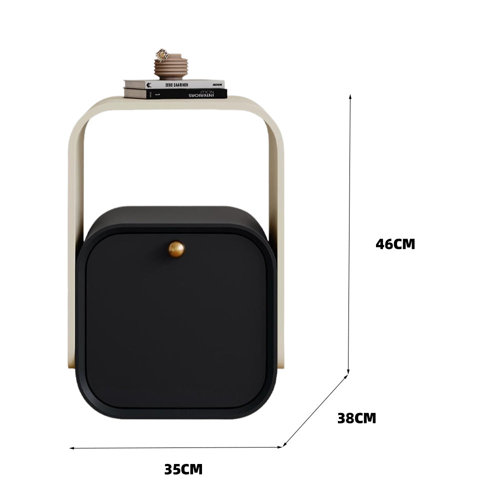 LIVARA NT1051 Baking Paint Finish Bedside Table