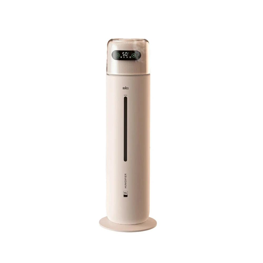 NEVORA Smart Floating Humidifier - 10L Large Capacity, UV Sterilisation, Intelligent Humidity Control, Quiet Operation - White
