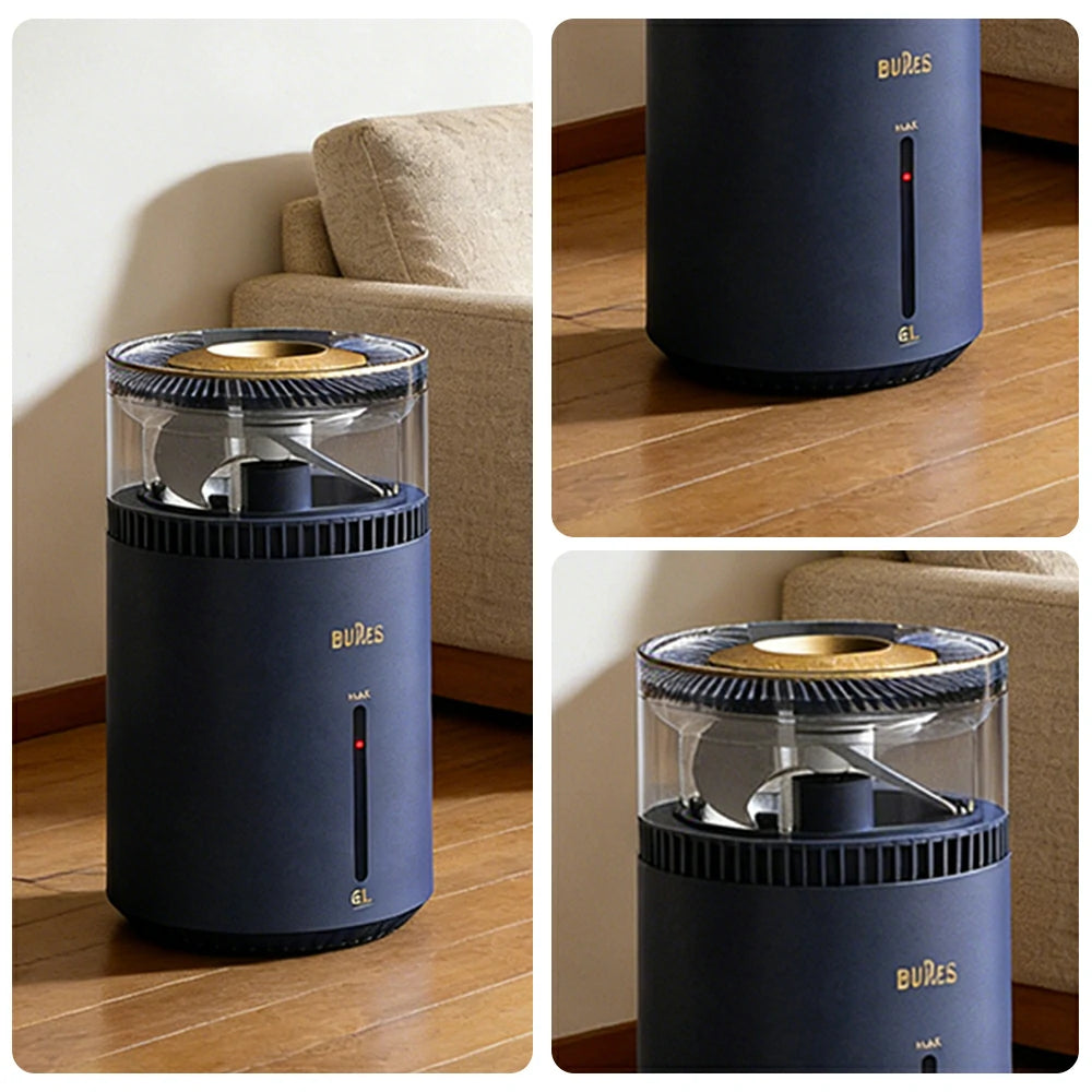 NEVORA Pure Mist-Free Humidifier - Sterilising Design, Healthy Air Moisture, Quiet Operation for Sensitive Users - Blue
