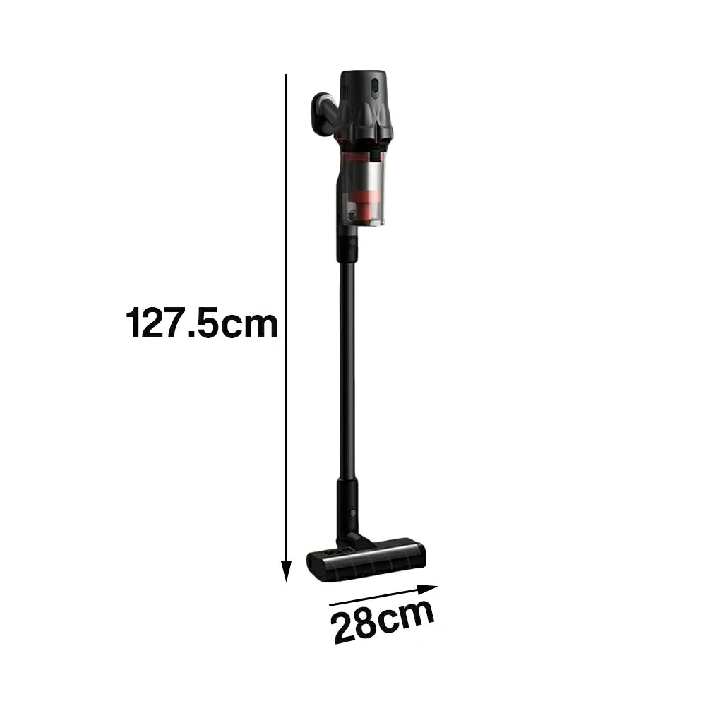 NEVORA Smart Vacuum Cleaner with Optical Detection 23kPa Suction High Speed Roller Brush Mite Removal