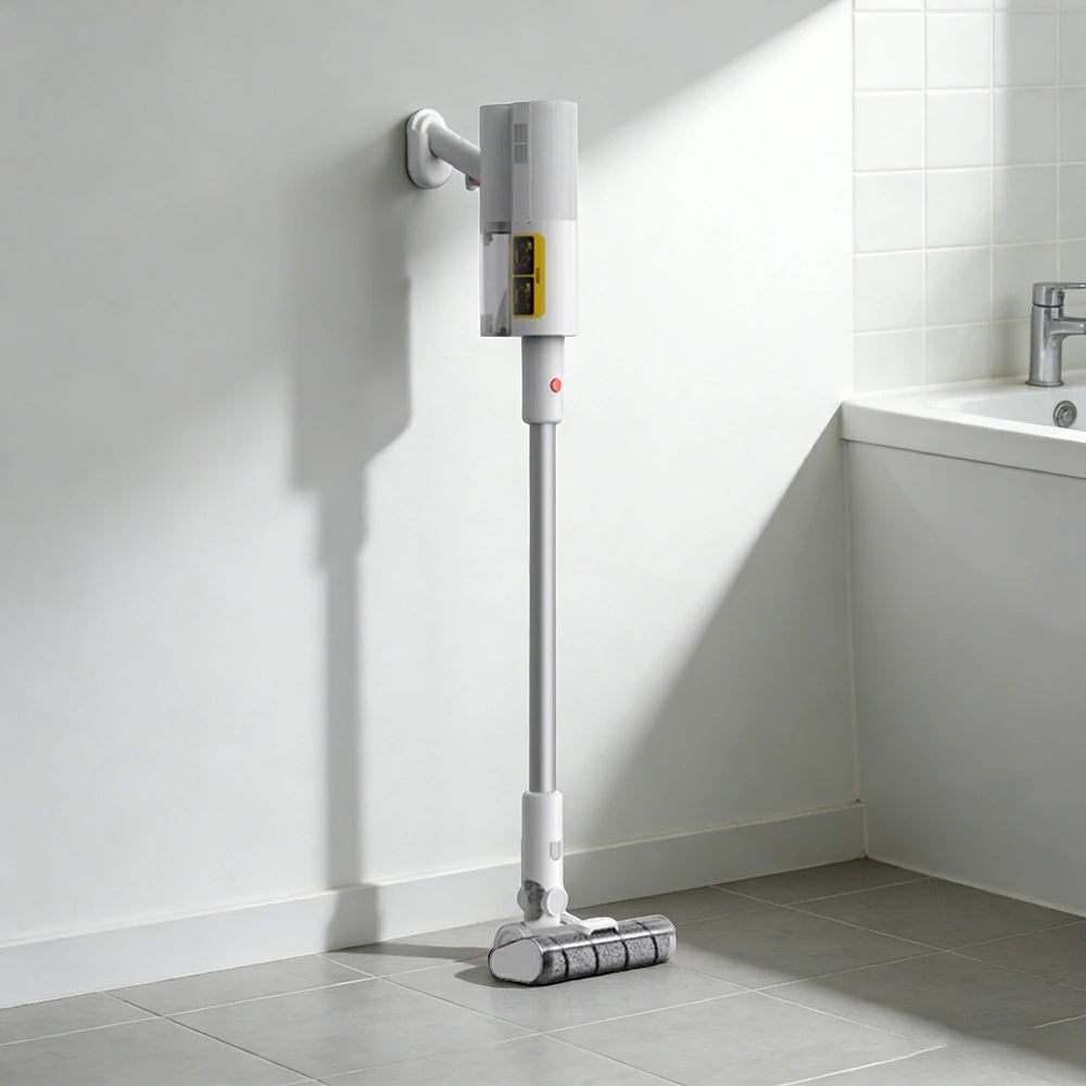 NEVORA Cordless Vacuum Cleaner with 17kPa Suction Brushless Motor Soft Roller and LED Headlight