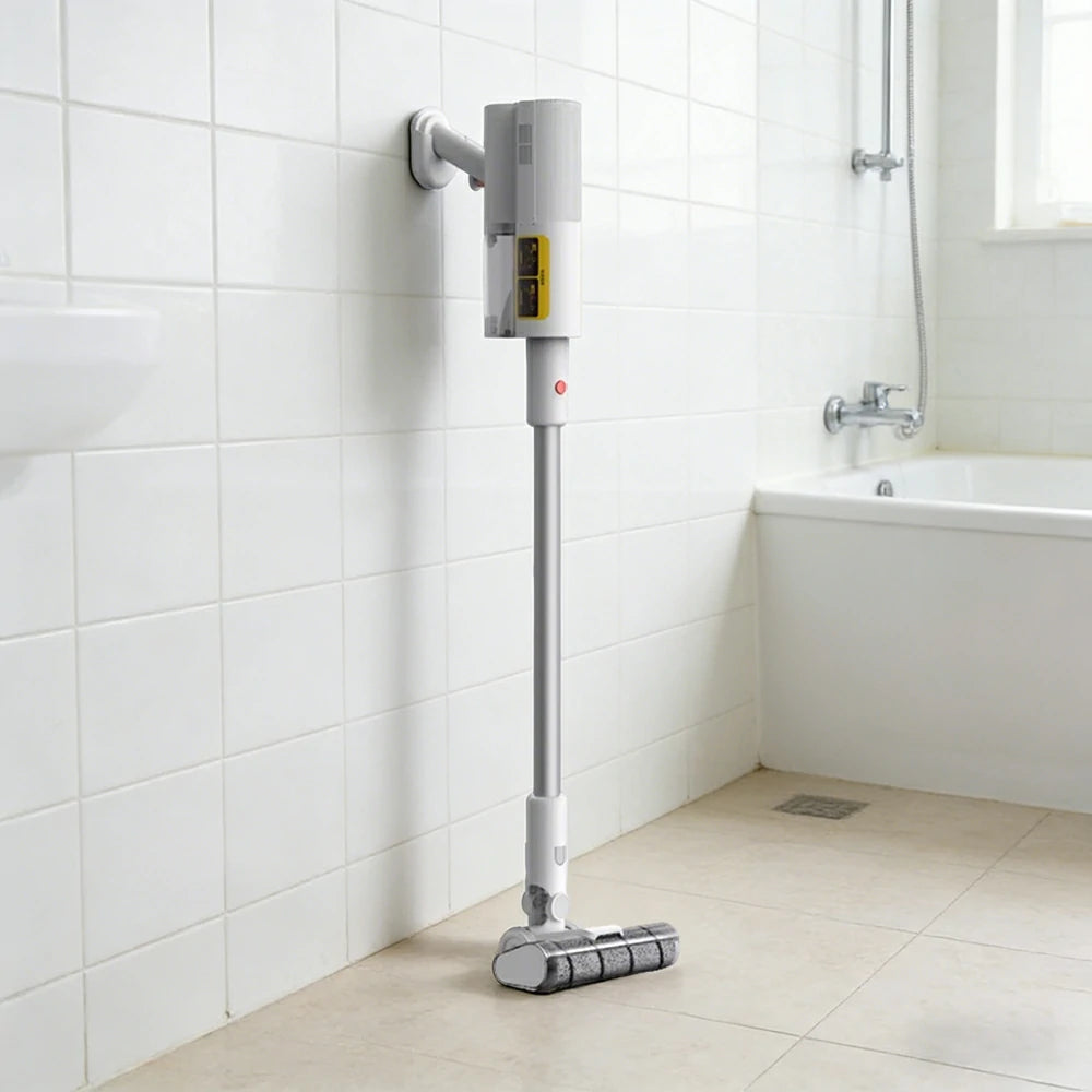 NEVORA Cordless Vacuum Cleaner with 17kPa Suction Brushless Motor Soft Roller and LED Headlight