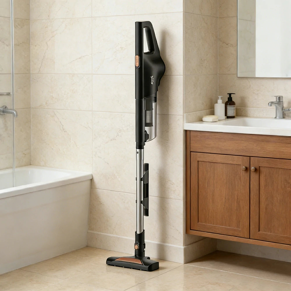 NEVORA 2-in-1 Vacuum Cleaner Upright and Handheld with Multi Stage Filtration Stainless Steel Airflow Design