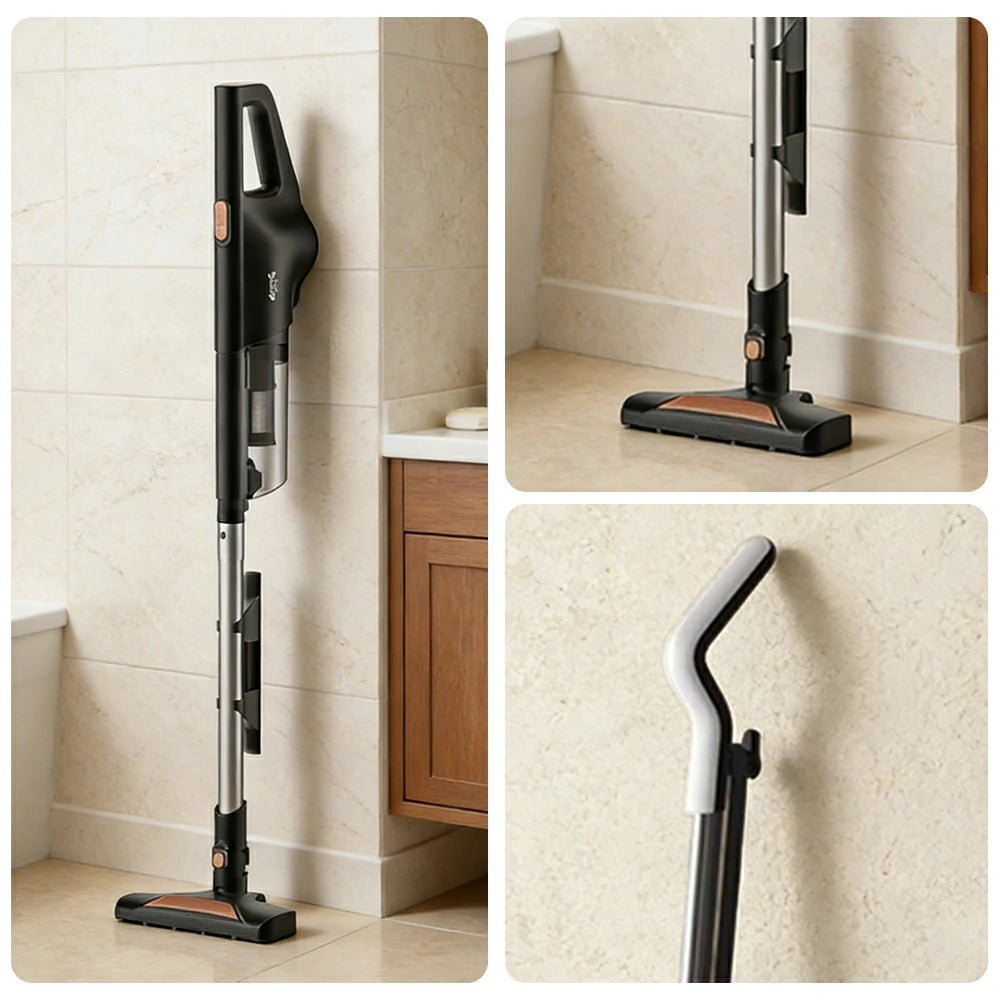 NEVORA 2-in-1 Vacuum Cleaner Upright and Handheld with Multi Stage Filtration Stainless Steel Airflow Design