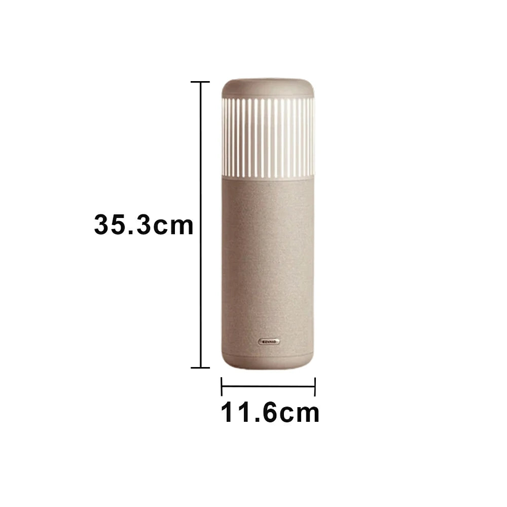 NEVORA Bluetooth Speaker 30W Deep Bass DSP Surround Aluminium Body with Table Lamp