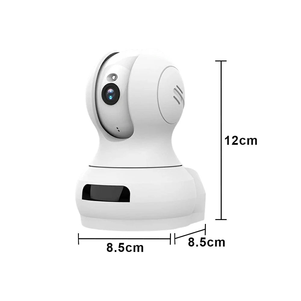 NEVORA Smart Indoor Security Camera Ultra HD AI Detection with Pan Tilt Control and Two Way Audio