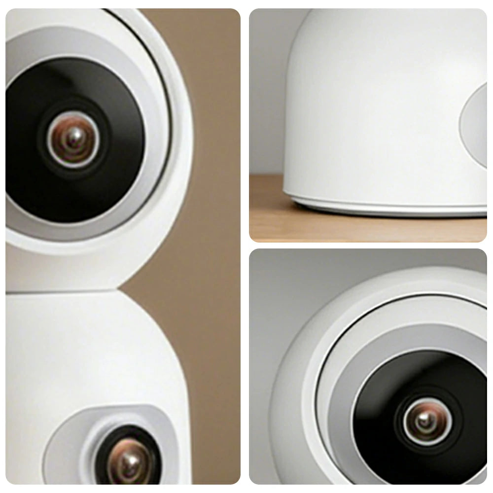 NEVORA Dual-Lens Security Camera - AI Human Tracking, Smart Auto Patrol, Infrared Night Vision, Two-Way Audio