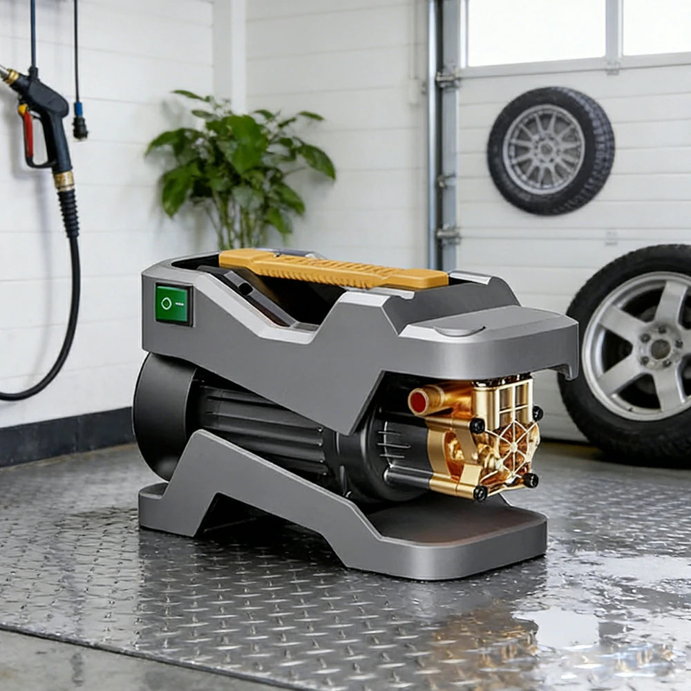 NEVORA High Pressure Washer with 1800W Brushless Water Cooled Motor Auto Start Stop and Boosted Pressure System