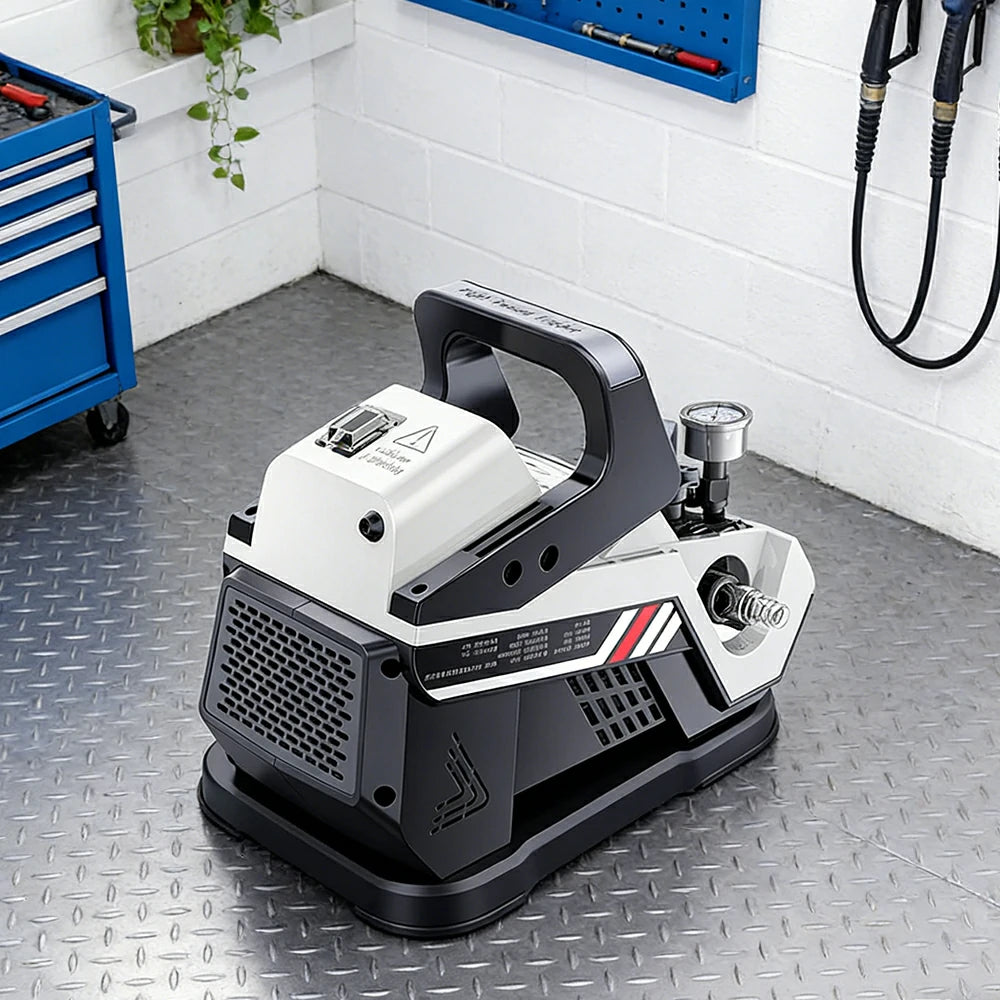 NEVORA High Pressure Washer with 1200W Induction Motor Auto Start Stop Dual Water Inlet and Pressure Gauge