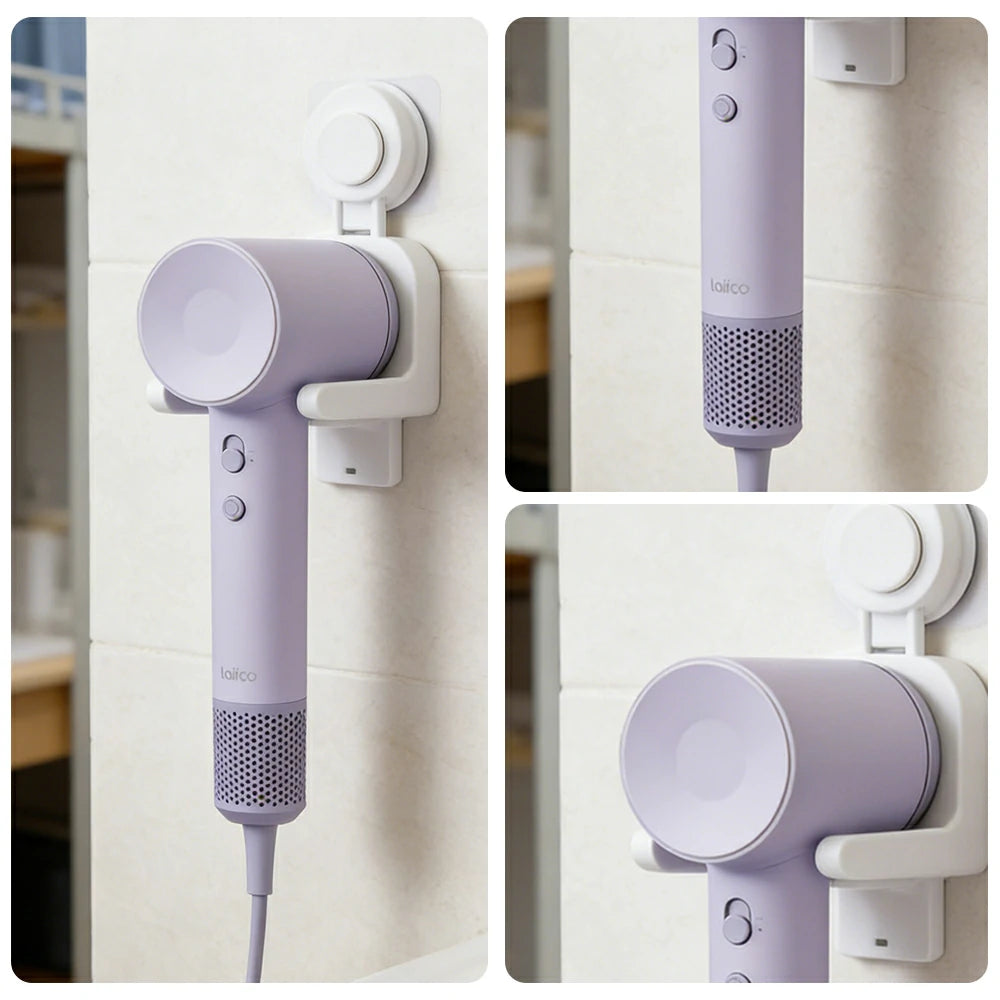 NEVORA High-Speed Hair Dryer - Intelligent Temperature Control, 200M Negative Ions, Low Noise, Magnetic Nozzle - Purple
