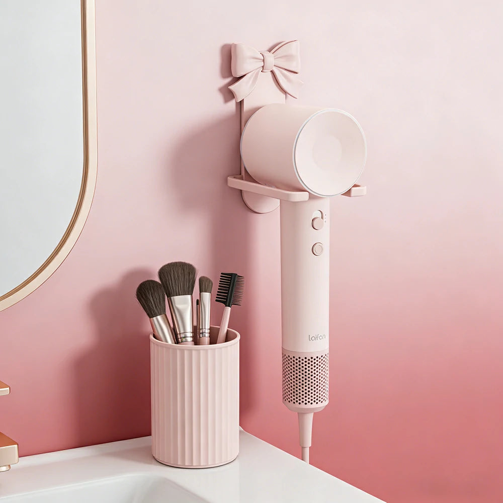 NEVORA High-Speed Hair Dryer - Intelligent Temperature Control, 200M Negative Ions, Low Noise, Magnetic Nozzle - Pink