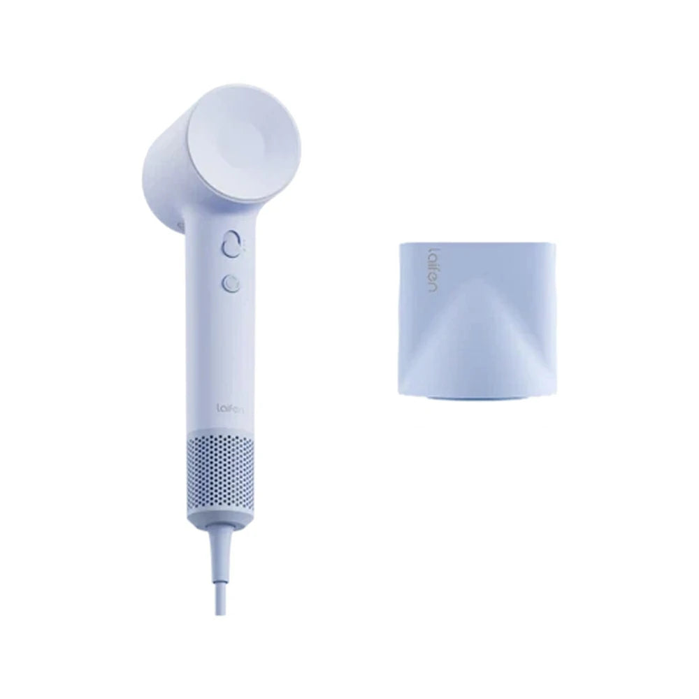 NEVORA High-Speed Hair Dryer - Intelligent Temperature Control, 200M Negative Ions, Low Noise, Magnetic Nozzle - Blue