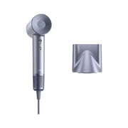 NEVORA High-Speed Hair Dryer - 110,000RPM Powerful Airflow, Nylon Fibreglass Body, Negative Ion Care, Magnetic Nozzle - Silver