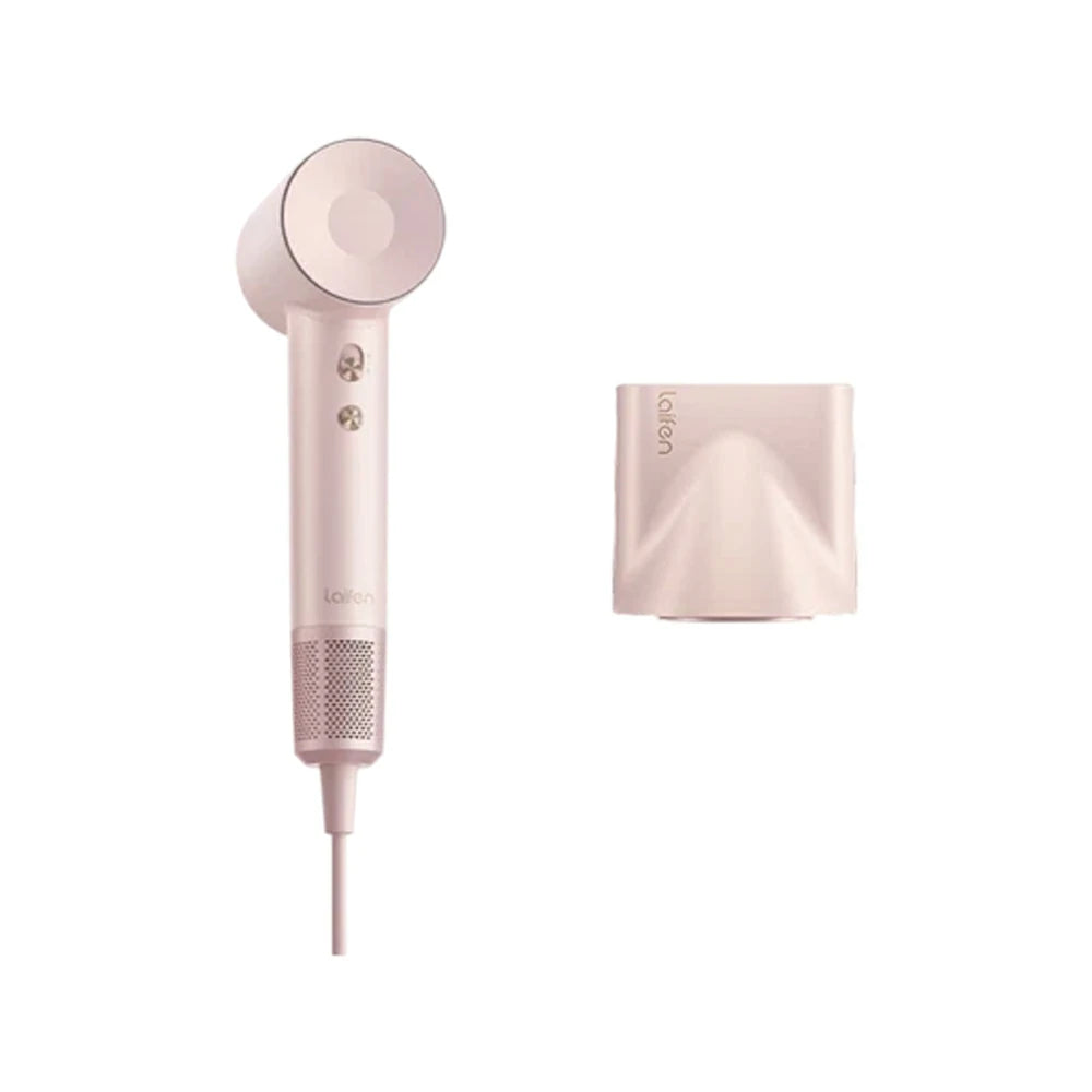 NEVORA High-Speed Hair Dryer - 110,000RPM Powerful Airflow, Nylon Fibreglass Body, Negative Ion Care, Magnetic Nozzle - Pink