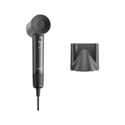 NEVORA High-Speed Hair Dryer - 110,000RPM Powerful Airflow, Nylon Fibreglass Body, Negative Ion Care, Magnetic Nozzle - Grey