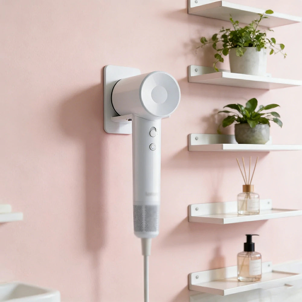 NEVORA High-Speed Hair Dryer - 100,000RPM Powerful Airflow, High-Gloss Finish, Negative Ion Care, Child Safe Mode - Blue