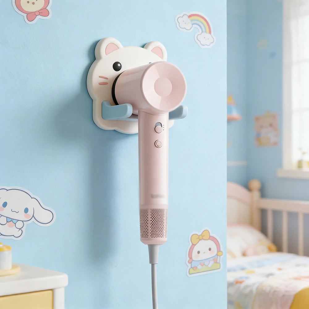 NEVORA High-Speed Hair Dryer - 100,000RPM Powerful Airflow, High-Gloss Finish, Negative Ion Care, Child Safe Mode - Pink