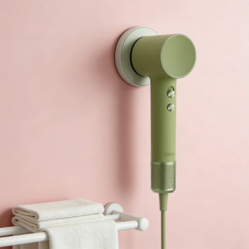 NEVORA High-Speed Hair Dryer - 110,000RPM Powerful Airflow, Soft-Touch Coating, 200M Negative Ions, Child Safe Mode - Green