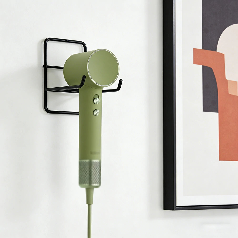 NEVORA High-Speed Hair Dryer - 110,000RPM Powerful Airflow, Soft-Touch Coating, 200M Negative Ions, Child Safe Mode - Green