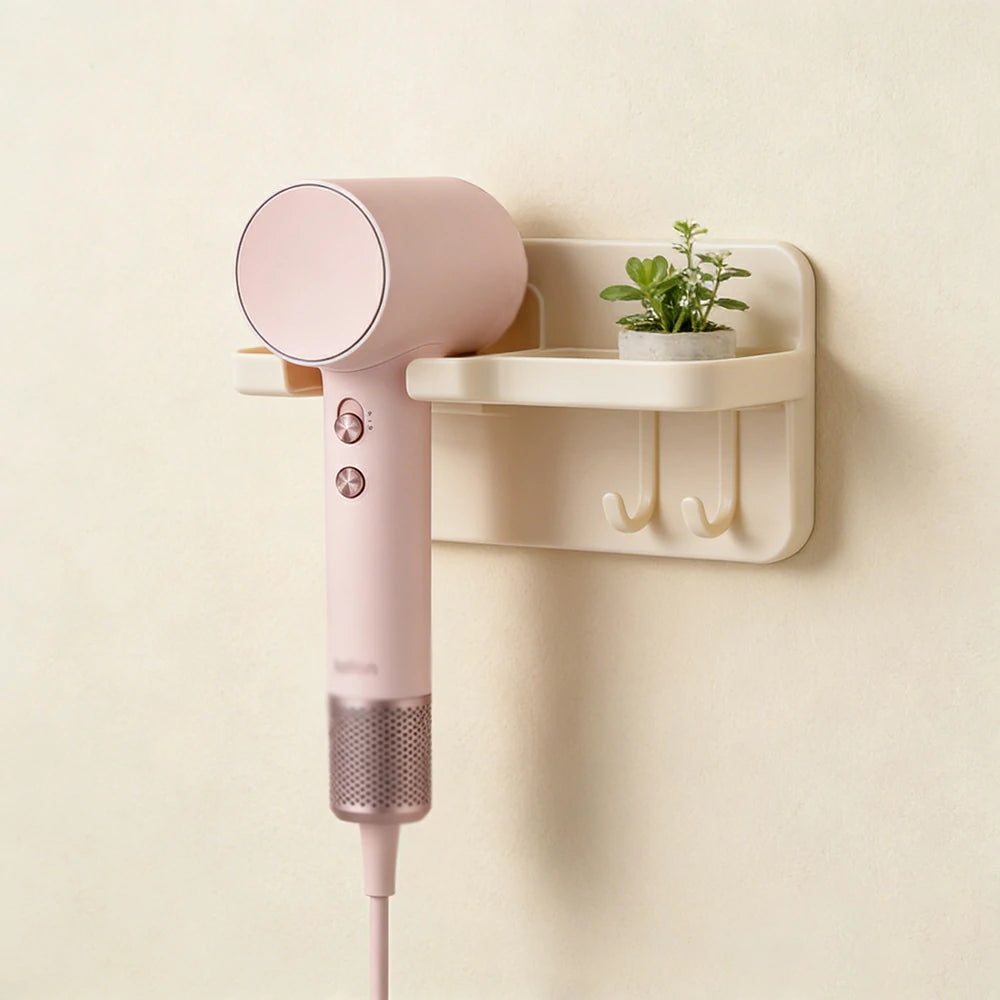 NEVORA High-Speed Hair Dryer - 110,000RPM Powerful Airflow, Soft-Touch Coating, 200M Negative Ions, Child Safe Mode - Pink