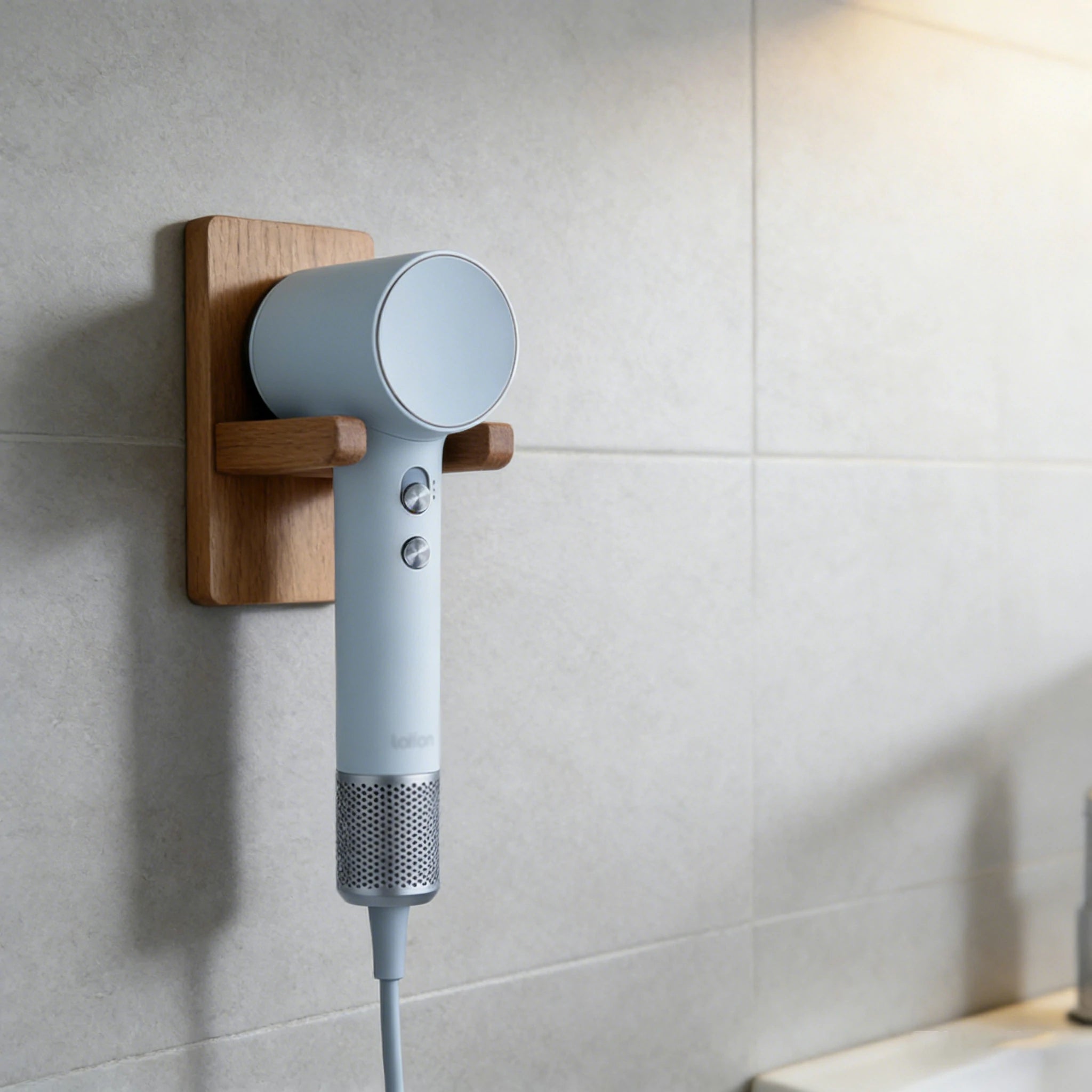 NEVORA High-Speed Hair Dryer - 110,000RPM Powerful Airflow, Soft-Touch Coating, 200M Negative Ions, Child Safe Mode - Blue