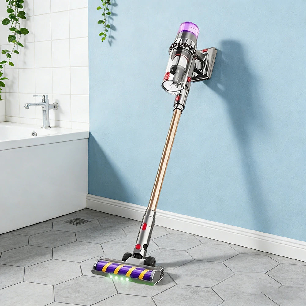 NEVORA Cordless Vacuum Cleaner with Green Light Dust Detection 45000Pa Suction Vacuum and Mop Anti Tangle Roller - Silver