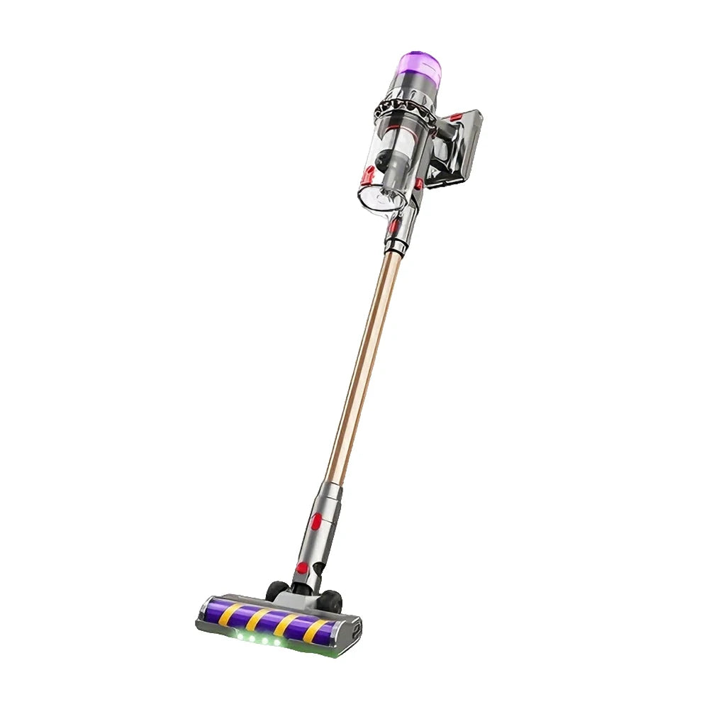 NEVORA Cordless Vacuum Cleaner with Green Light Dust Detection 45000Pa Suction Vacuum and Mop Anti Tangle Roller - Silver