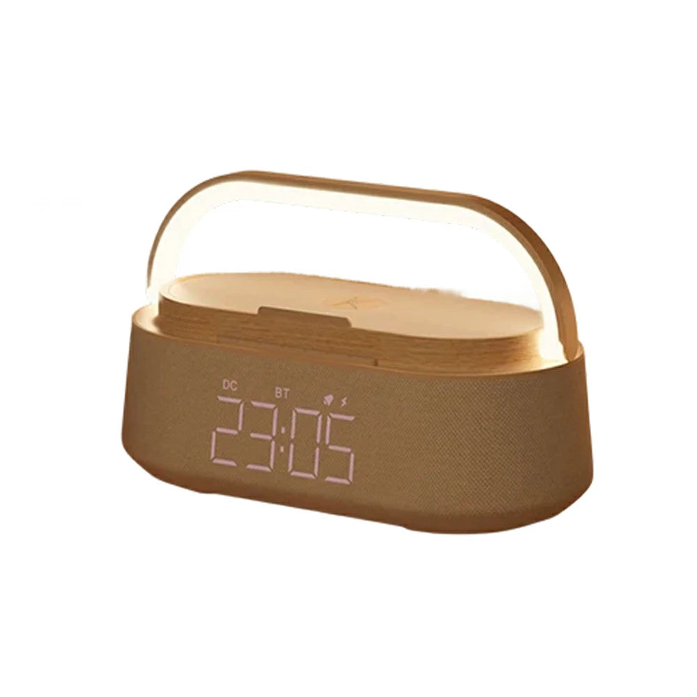 NEVORA Portable Bluetooth Speaker Wireless Charger Touch Dimming with Carry Handle