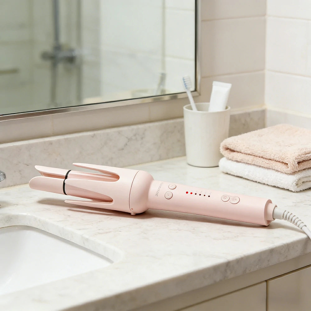 NEVORA Hair Styling Set Straightening Brush & Curling Irons with 200 Million Negative Ion Technology Ceramic Glaze Coating