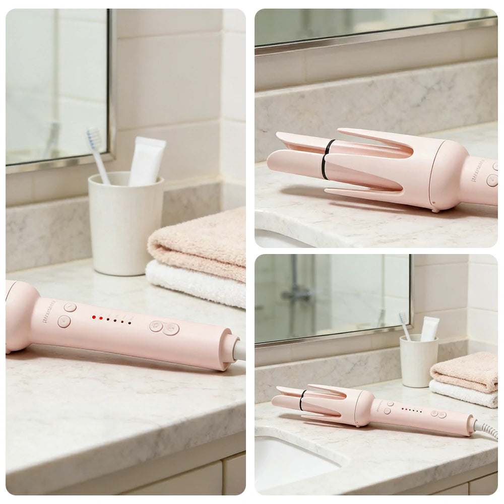 NEVORA Hair Styling Set Straightening Brush & Curling Irons with 200 Million Negative Ion Technology Ceramic Glaze Coating