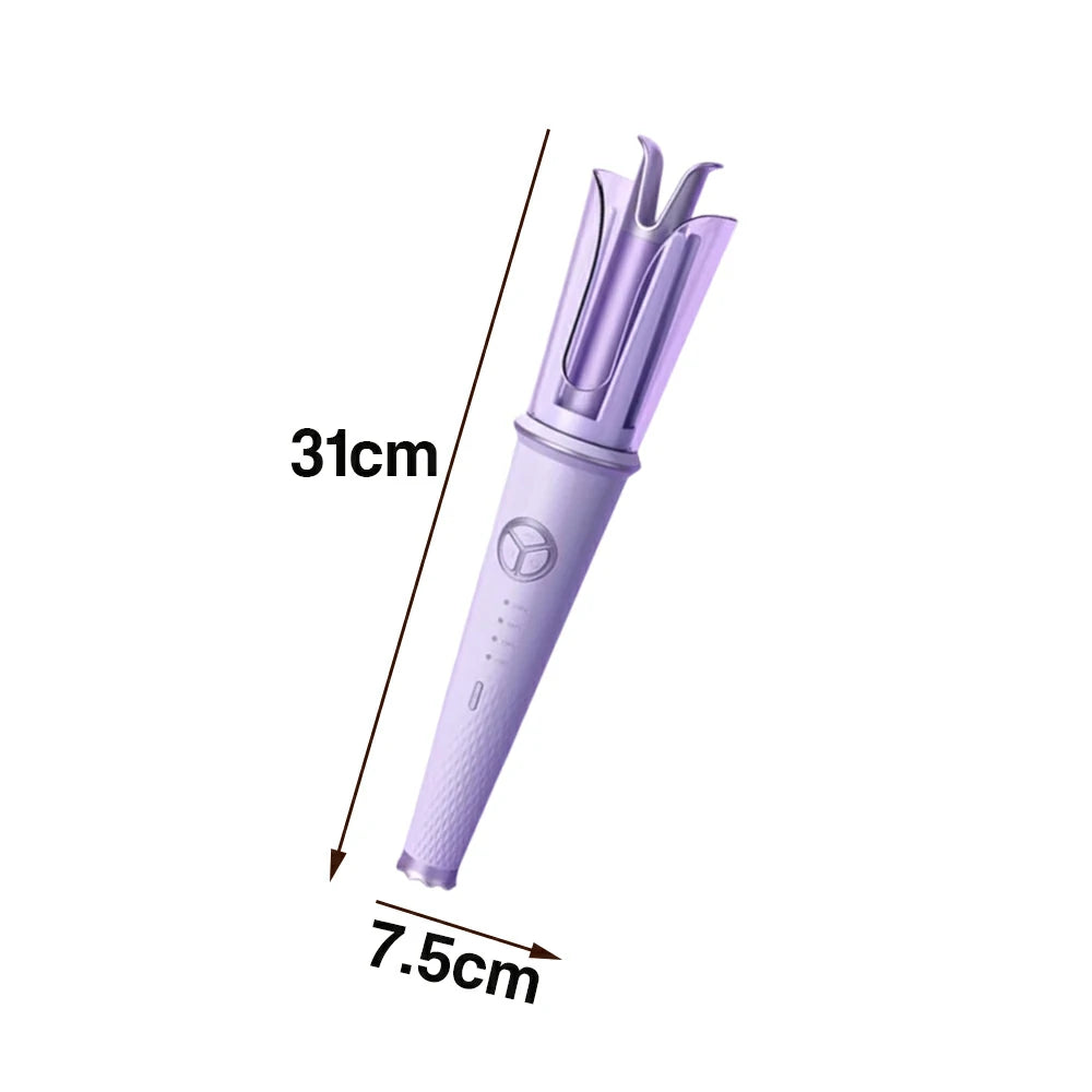 NEVORA Automatic Hair Curler with Dual Direction Negative Ion Technology Heat Insulating Design
