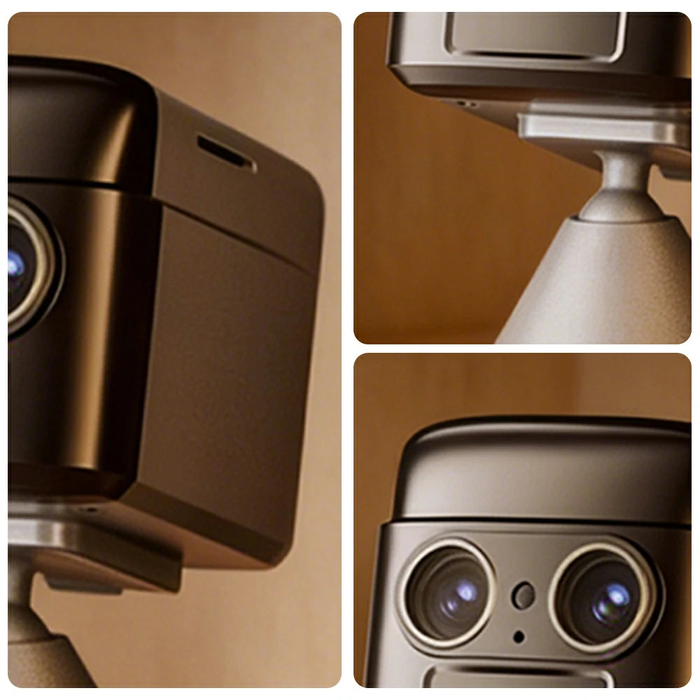 NEVORA Dual Lens Security Camera Wireless Battery Powered with 2.4G 5G WiFi Smart Motion Detection