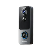 NEVORA Smart Video Doorbell Camera Wireless Battery Powered with Two Way Talk Ultra Wide View - Black