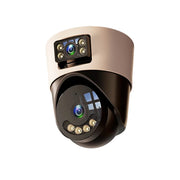 NEVORA Dual Lens Indoor Security Camera No Drill Installation Full Colour Day Night with Two Way Audio