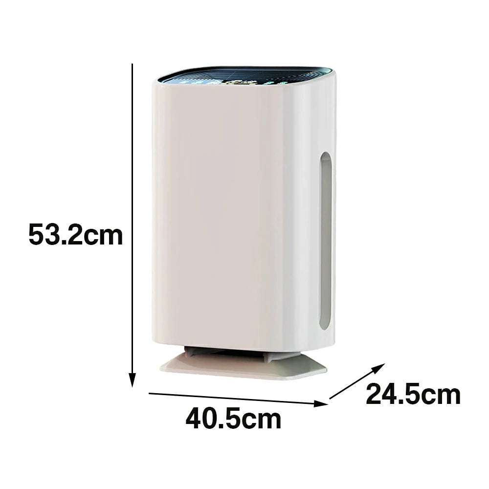 NEVORA High Performance Air Purifier - Formaldehyde Reduction, Large Area Coverage, Low Noise - White