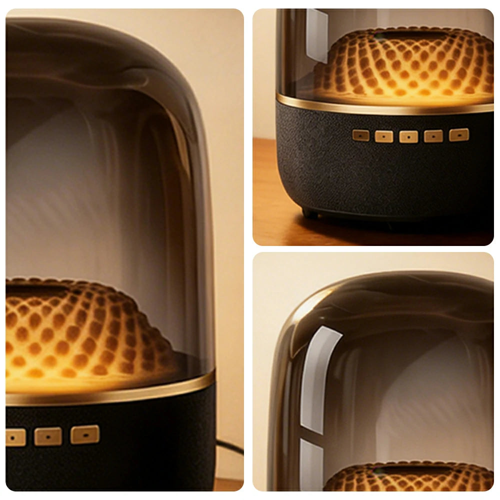NEVORA Smart Bluetooth Speaker Powerful Bass Multi Unit Sound Long Battery Lighting Ambience Design