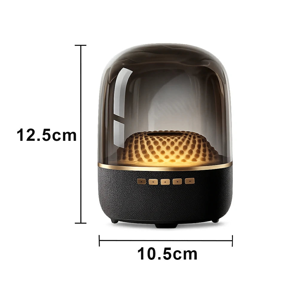 NEVORA Smart Bluetooth Speaker Powerful Bass Multi Unit Sound Long Battery Lighting Ambience Design